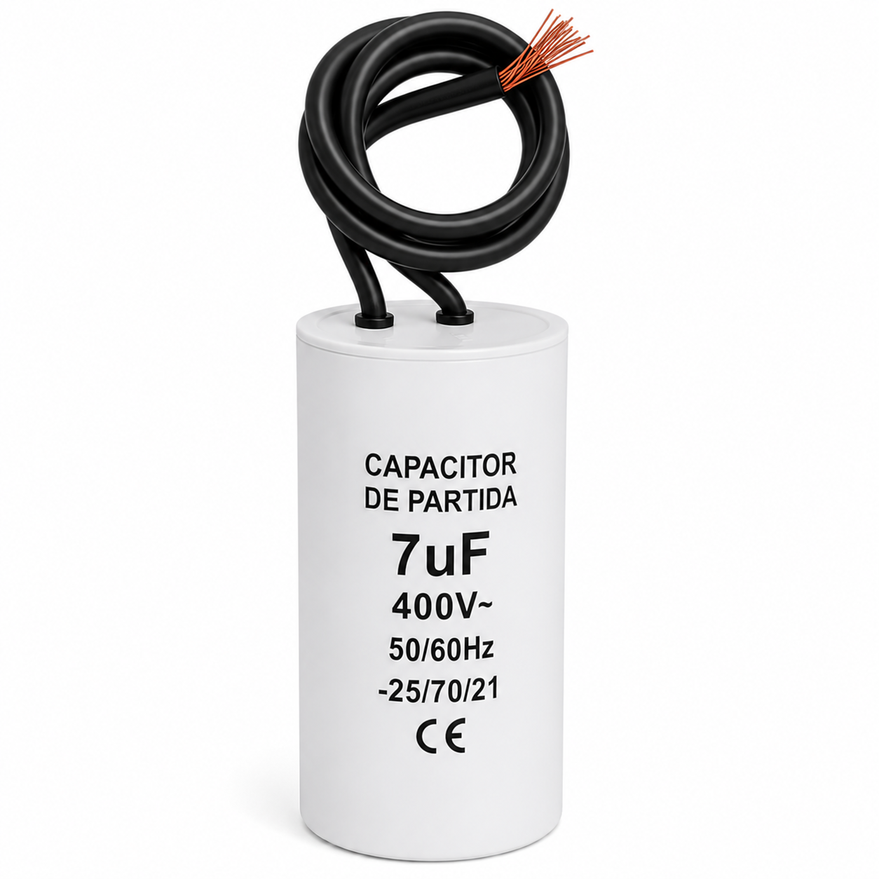 Capacitor 7uf Para Ventiladores Motores Eletrodomésticos 400V