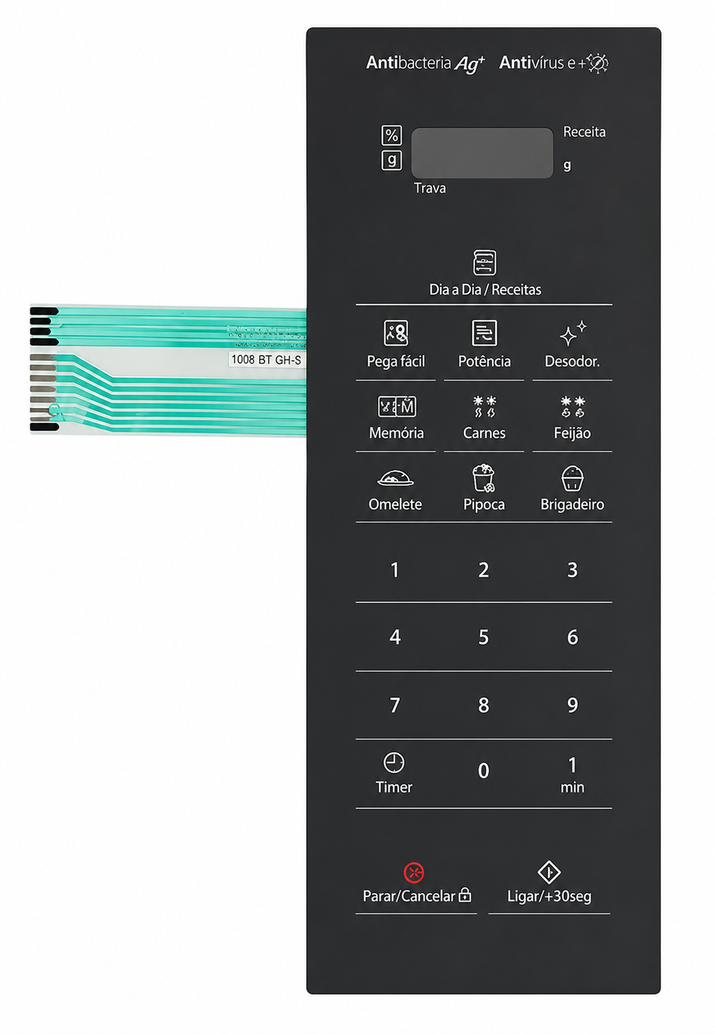 Membrana Microondas Panasonic Nn St 55lm Espelhadannst55 109