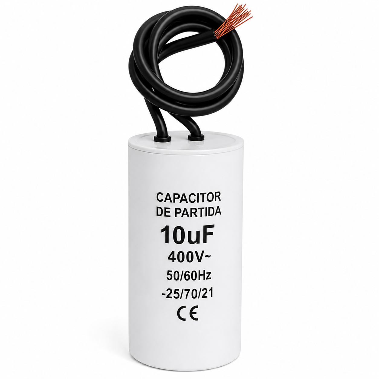 Capacitor 10uf Para Motores Ventiladores Eletrodomésticos 400V